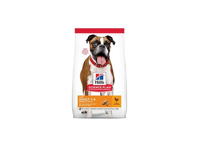 Hill's Can.Dry SP Light Adult Medium Chicken 14kg