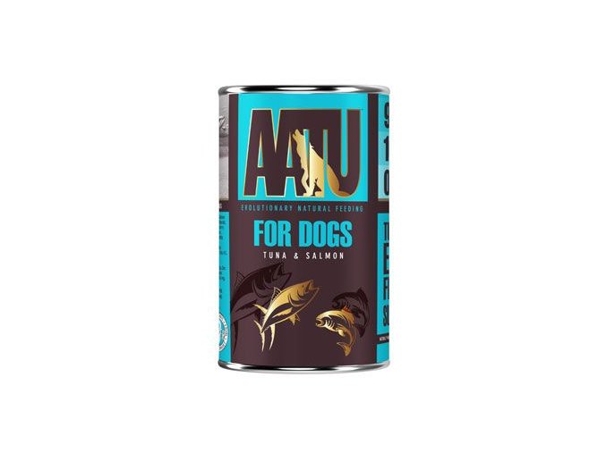 AATU Dog Tuna n Salmon konz. 400g