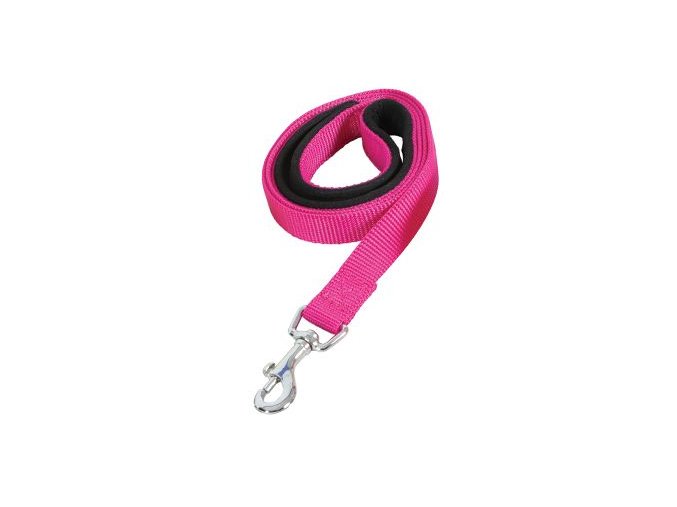 Vodítko pes SOFT NYLON růžové 20mm/1m Zolux