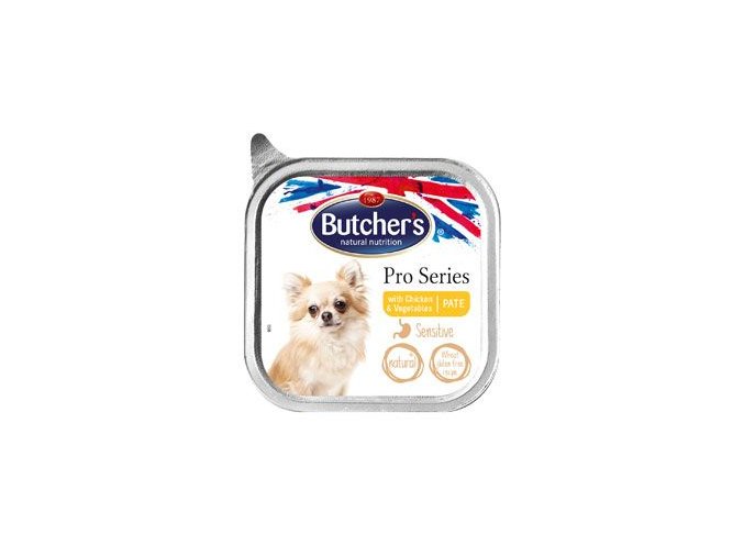 Butcher's Dog Pro Series s kuřecím Sensitive pate 100g