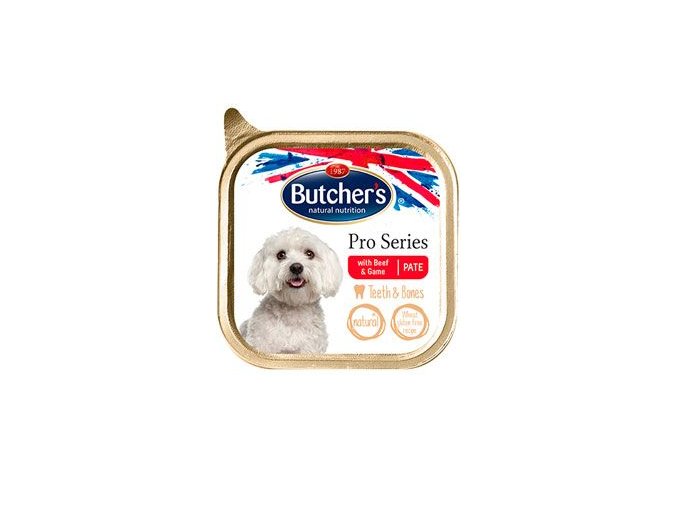 Butcher's Dog WAD P s hovězím a zvěřinou pate 150g