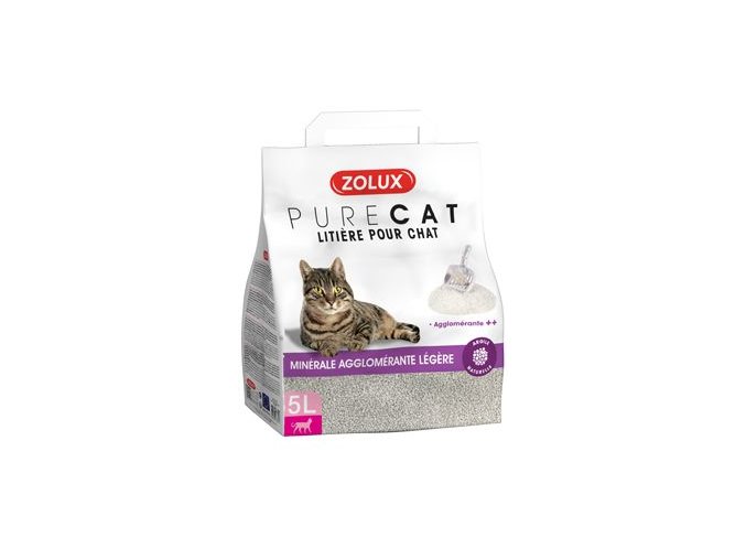 Podestýlka PURECAT premium light clumping 5l Zolux