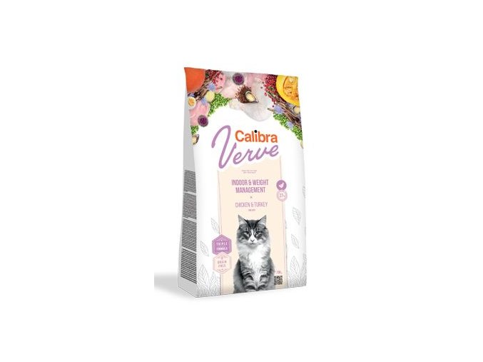 Calibra Cat Verve GF Indoor&Weight Chicken 3,5kg