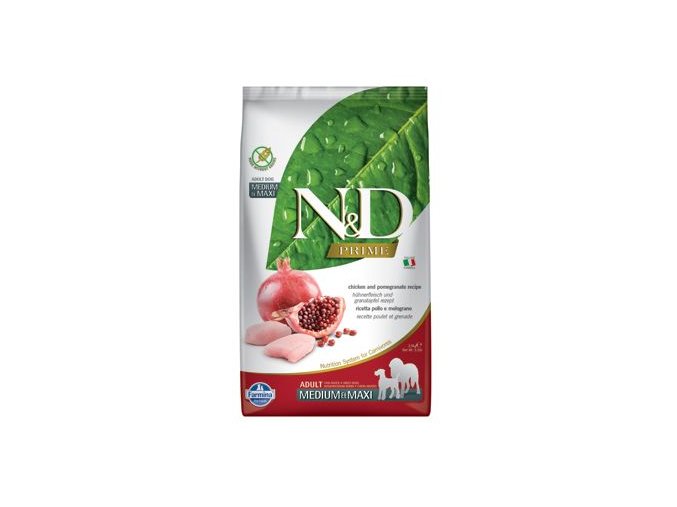 N&D PRIME DOG Puppy M/L Chicken & Pomegranate 2,5kg