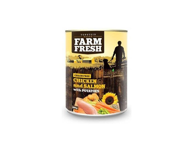 Farm Fresh Dog Chicken&Salmon with Potatoes konz 800g