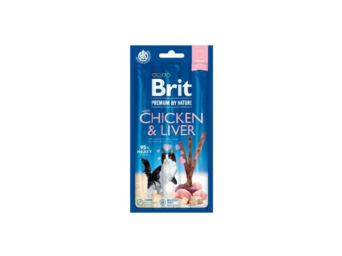 Brit Premium Cat by Nature Sticks Chicken&Liver(3pcs)