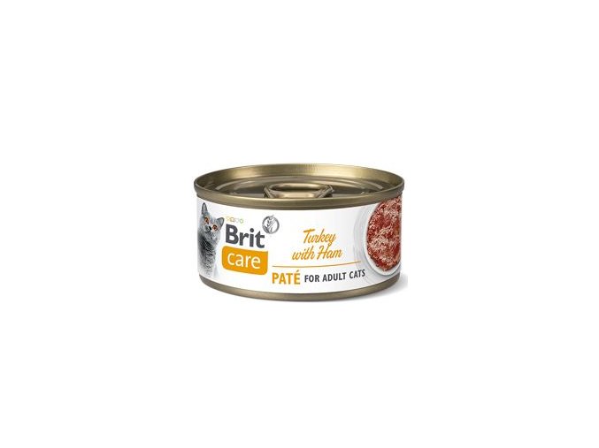 Brit Care Cat konz Paté Turkey&Ham 70g