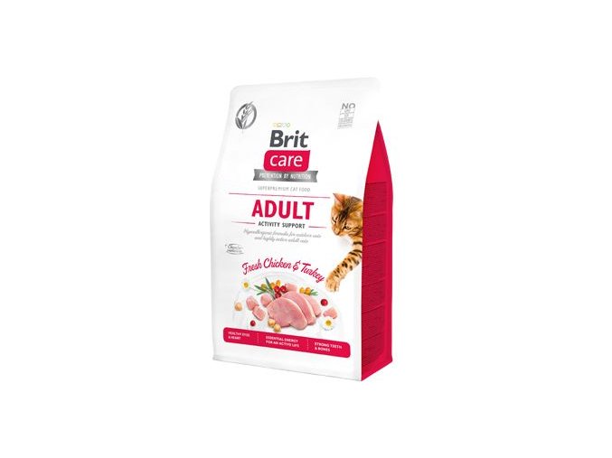 Brit Care Cat GF Adult Activity Support, 0,4kg