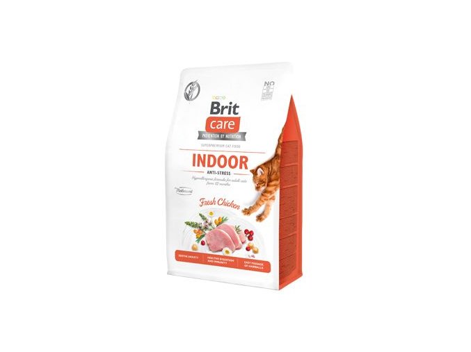 Brit Care Cat GF Indoor Anti-stress, 0,4kg