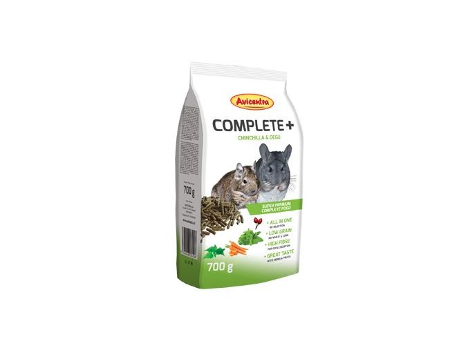 Avicentra COMPLETE+ činčila, osmák 700g