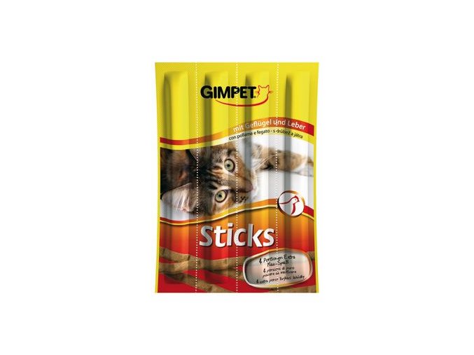 Gimpet Sticks drůbež+játra 4ks