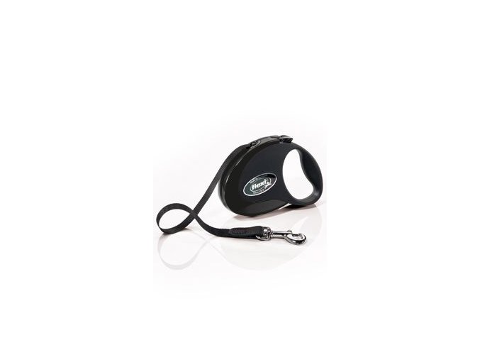 Vodítko FLEXI Style S pásek 3m/12kg černá NEW