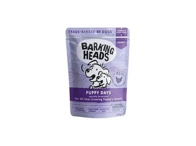 BARKING HEADS Puppy Days kapsička NEW 300g