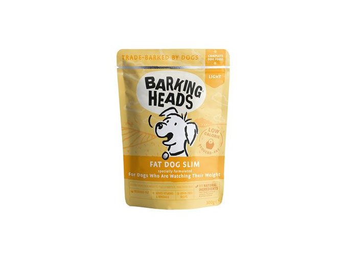 BARKING HEADS Fat Dog Slim kapsička NEW 300g