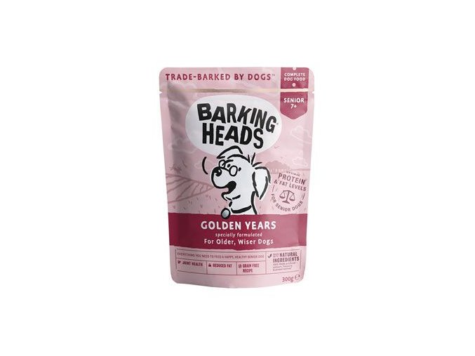 BARKING HEADS Golden Years kapsička NEW 300g