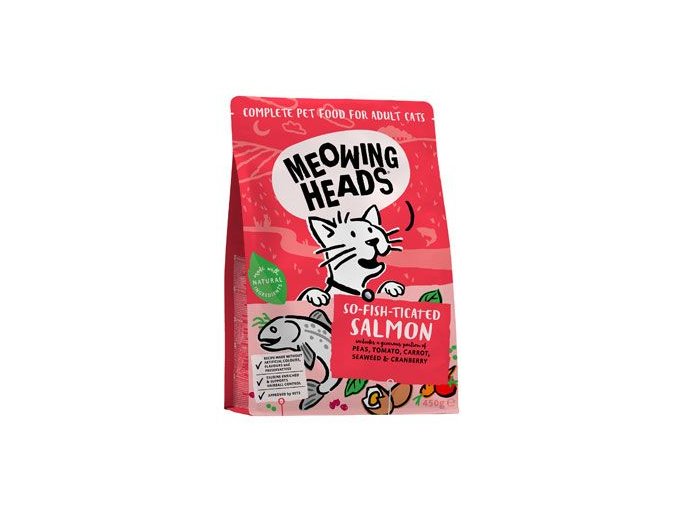 MEOWING HEADS So-fish-ticated Salmon 450g