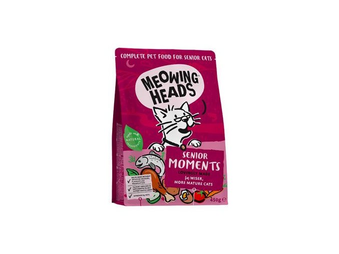 MEOWING HEADS Senior Moments NEW 450g