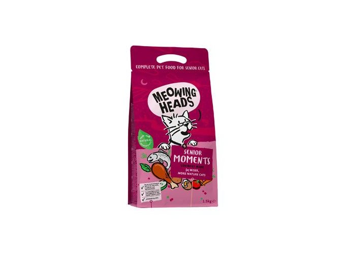 MEOWING HEADS Senior Moments NEW 1,5kg