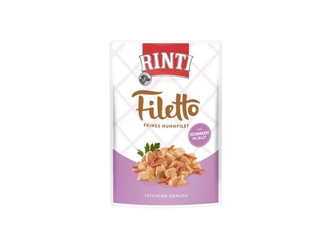 Rinti Dog Filetto kapsa kuře+šunka v želé 100g