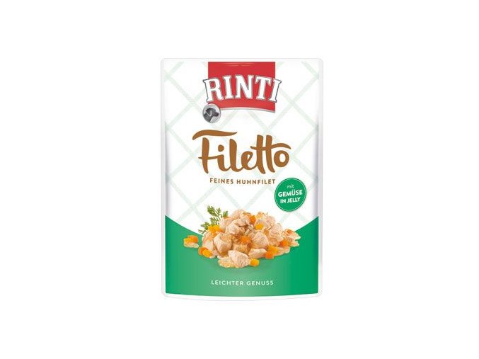 Rinti Dog Filetto kapsa kuře+zelenina v želé 100g