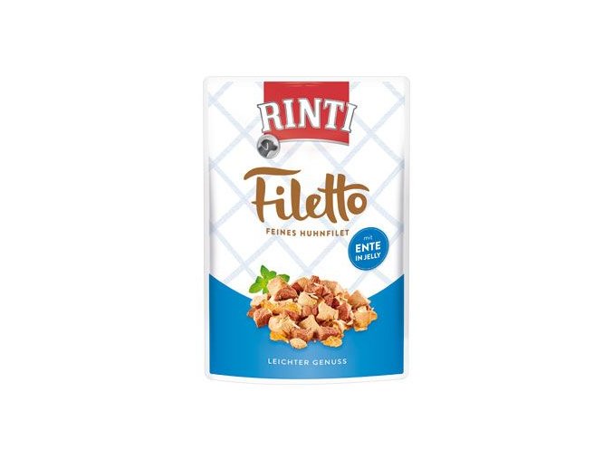 Rinti Dog Filetto kapsa kuře+kachna v želé 100g