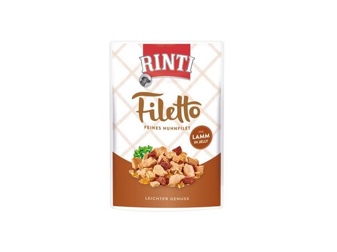 Rinti Dog Filetto kapsa kuře+jehně v želé 100g