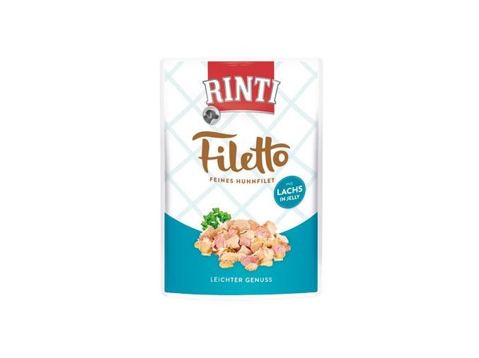 Rinti Dog Filetto kapsa kuře+losos v želé 100g