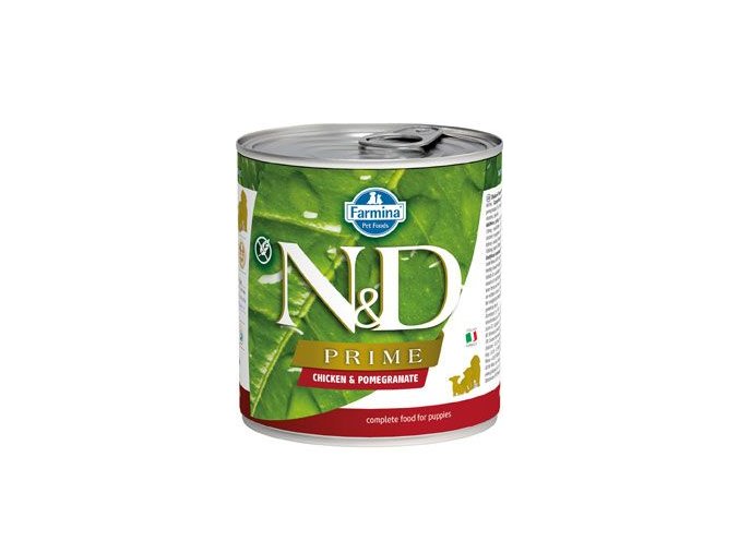 N&D DOG PRIME Puppy Chicken & Pomegranate 285g