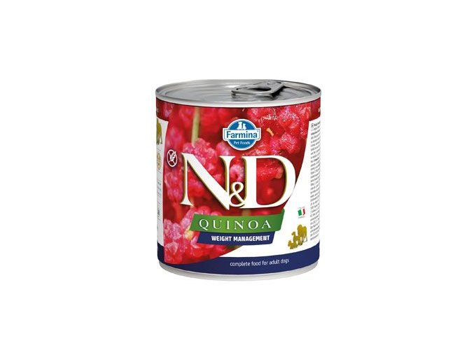 N&D DOG QUINOA Ad. Weight Mngmnt Lamb & Brocolli 285g