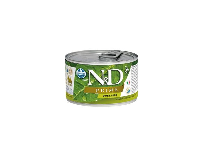 N&D DOG PRIME Adult Boar & Apple Mini 140g