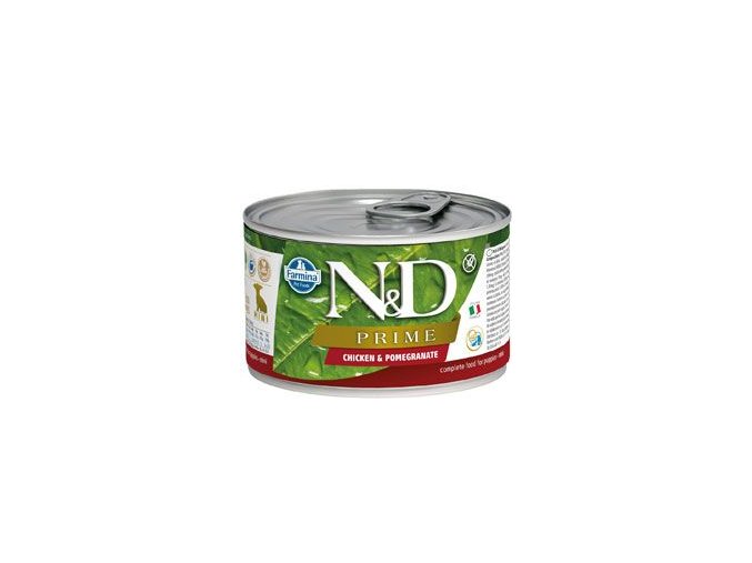 N&D DOG PRIME Puppy Chicken & Pomegranate Mini 140g