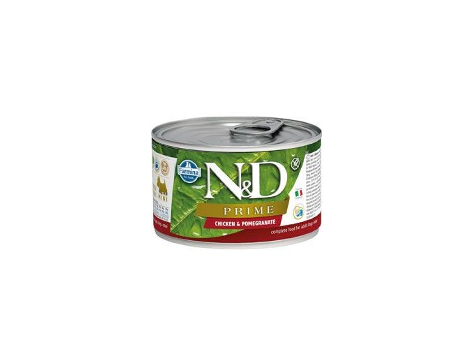 N&D DOG PRIME Adult Chicken & Pomegranate Mini 140g