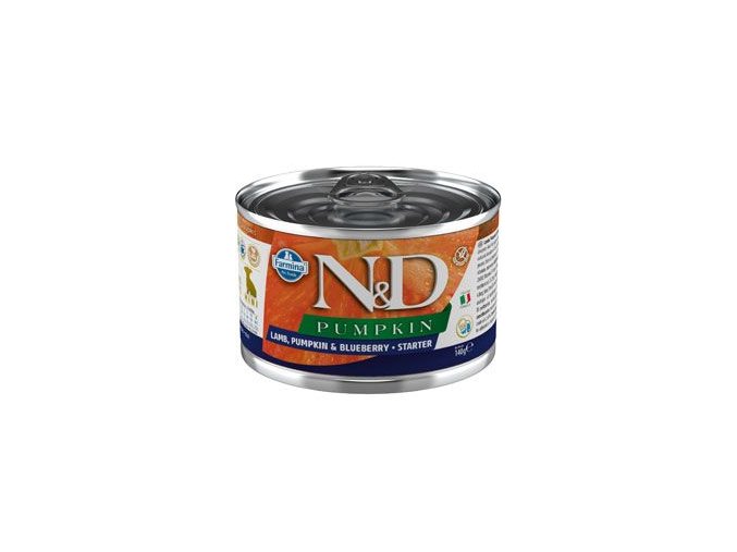 N&D DOG PUMPKIN Starter Lamb & Blueberry Mini 140g