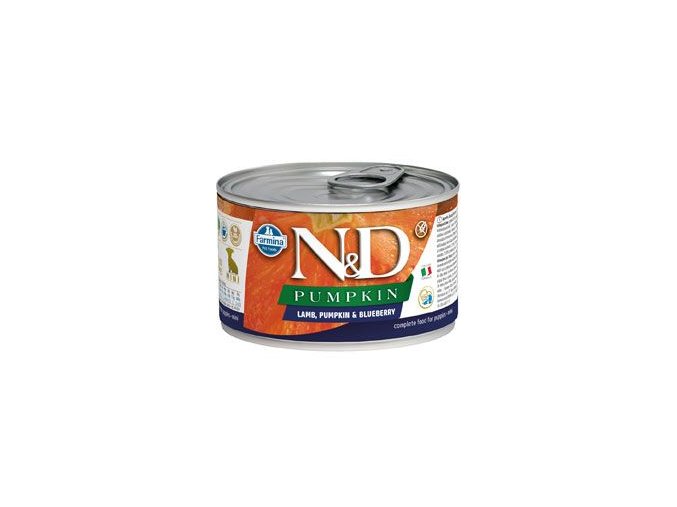 N&D DOG PUMPKIN Puppy Lamb & Blueberry Mini 140g