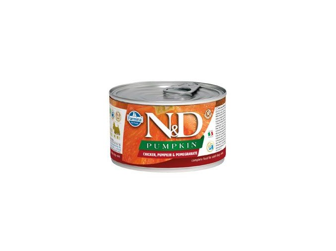 N&D DOG PUMPKIN Adult Chicken & Pomegranate Mini 140g