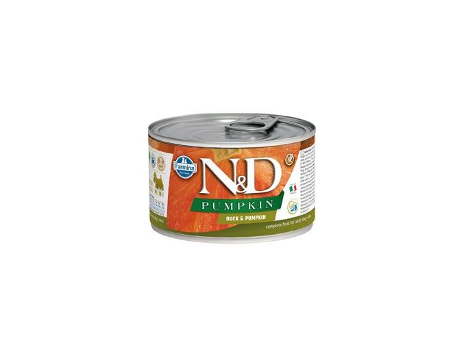 N&D DOG PUMPKIN Adult Duck & Pumpkin Mini 140g