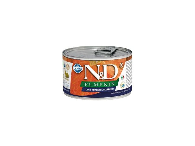 N&D DOG PUMPKIN Adult Lamb & Blueberry Mini 140g