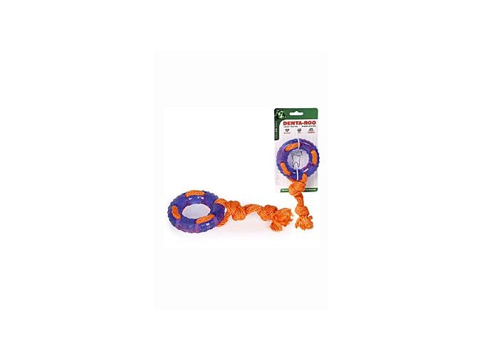 Hračka pes Denta Roo Záchranný kruh 22cm/9,5cm
