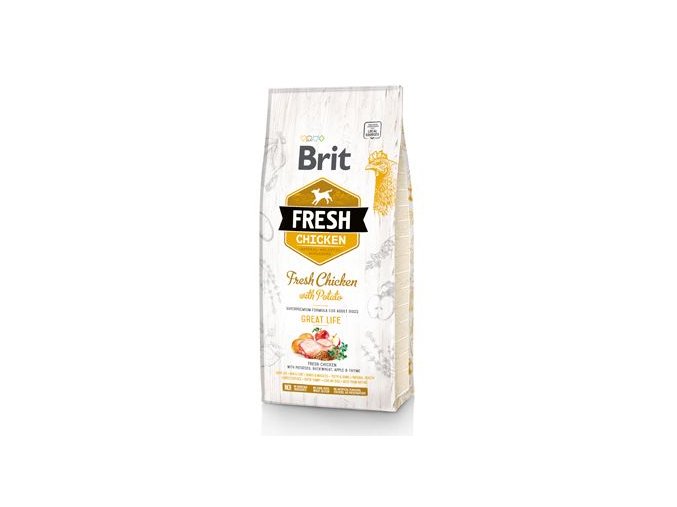 Brit Fresh Dog Chicken & Potato Adult Great Life 2,5kg