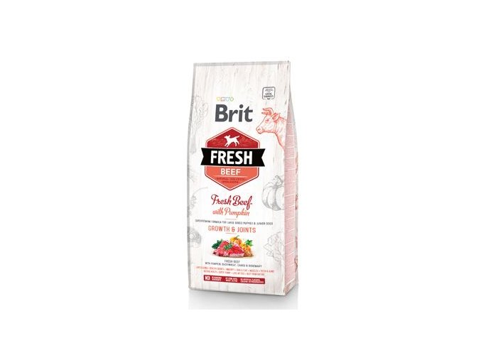 Brit Fresh Dog Beef & Pumpkin Puppy Large 12kg