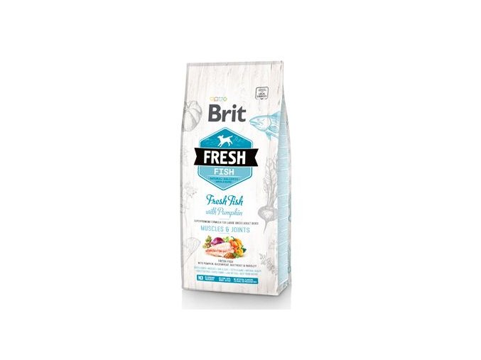 Brit Fresh Dog Fish & Pumpkin Adult Large 12kg