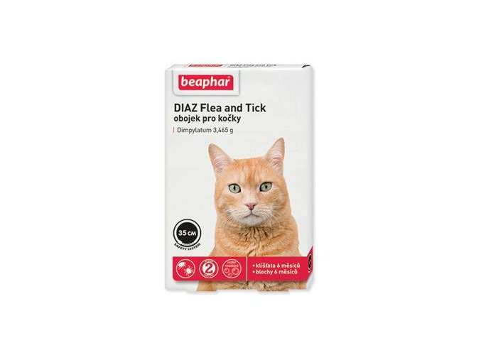 Beaphar Obojek antipar. kočka DIAZ Flea&Tick 35cm 1ks