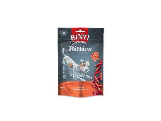Rinti Dog Extra Mini-Bits pochoutka rajče+dýně 100g