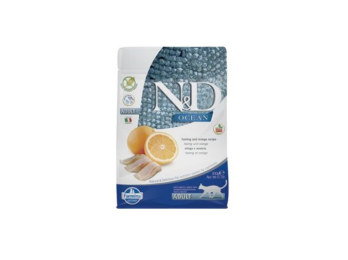 N&D OCEAN CAT Adult Herring & Orange 300g