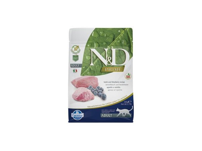 N&D PRIME CAT Adult Lamb & Blueberry 300g