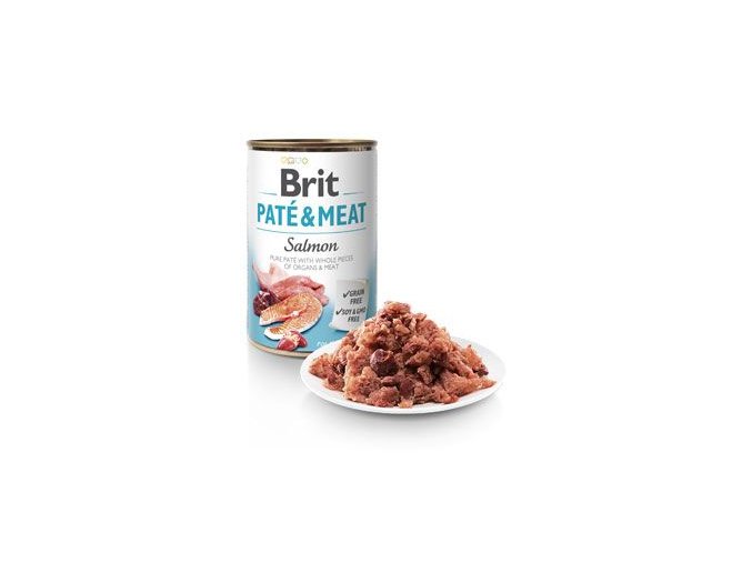 Brit Dog konz Paté & Meat Salmon 800g