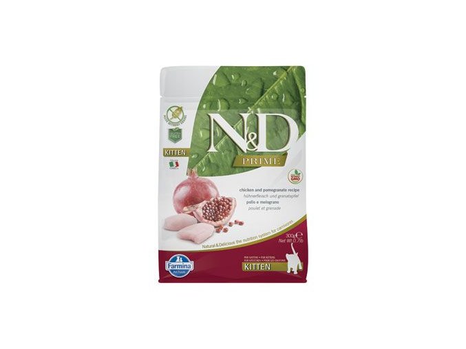 N&D PRIME CAT KITTEN Chicken & Pomegranate 300g