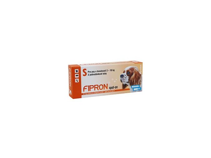 Fipron 67mg Spot-On Dog S sol 3x0,67ml