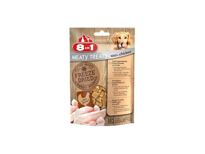 Pochoutka 8in1 Meaty Treats FD Chicken 50g