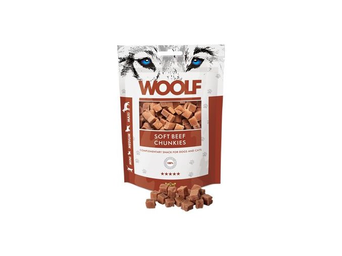 WOOLF pochoutka beef chunkies 100g